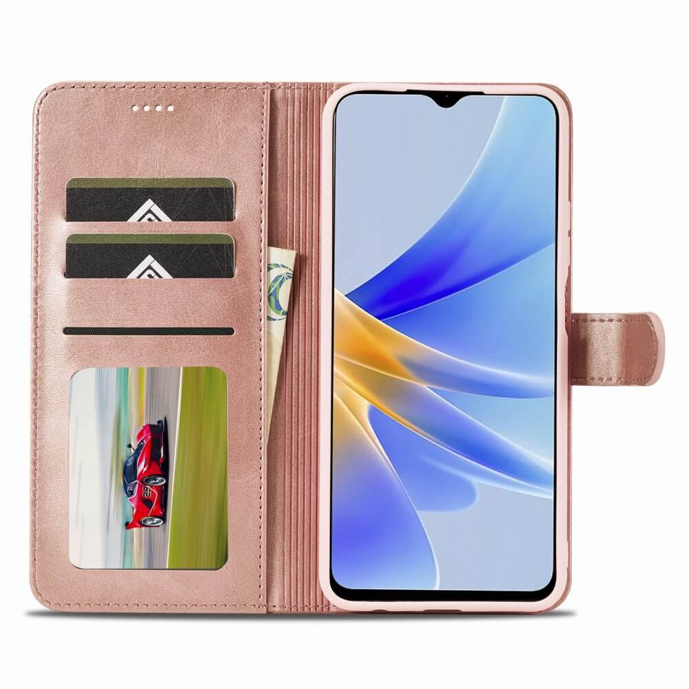 OPPO A78 5G - Lc.imeeke Leder Etui Hülle - Image 11