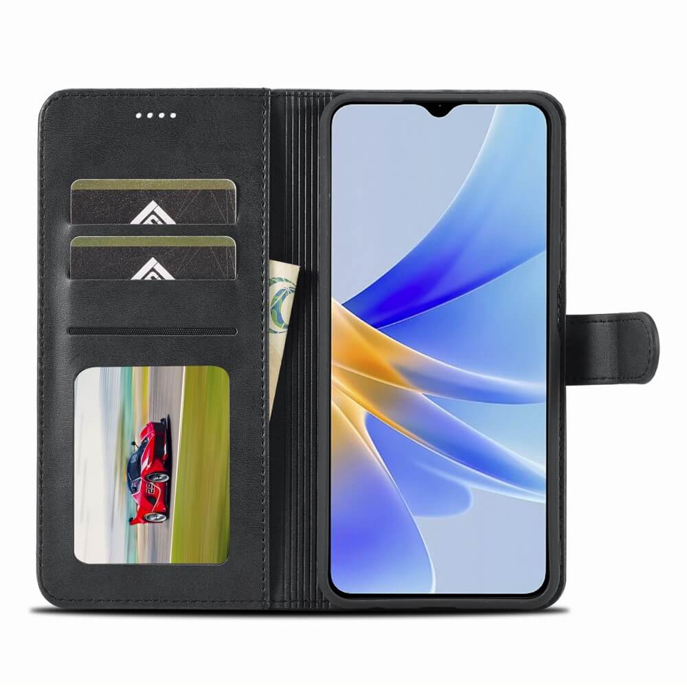 OPPO A78 5G - Lc.imeeke Leder Etui Hülle - Image 16