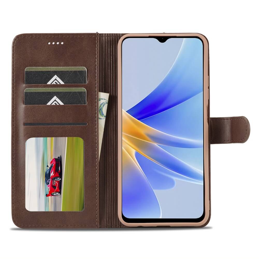 OPPO A78 5G - Lc.imeeke Leder Etui Hülle - Image 2