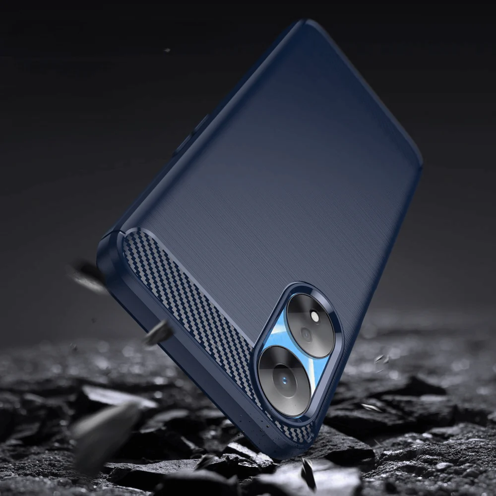 OPPO A78 5G - Metall Carbon Look Hülle - Image 2