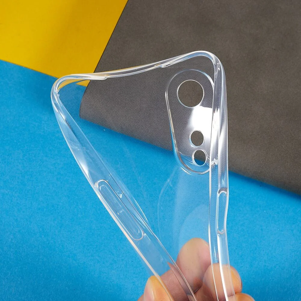 OPPO A78 5G - Silikon Gummi Case Transparent - Image 3