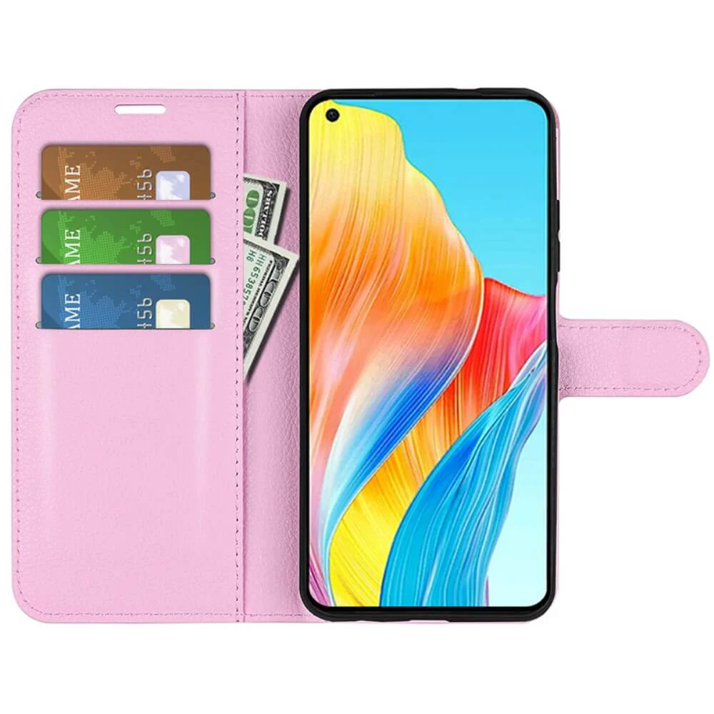 OPPO A78 4G - Leder Etui Hülle - Image 12