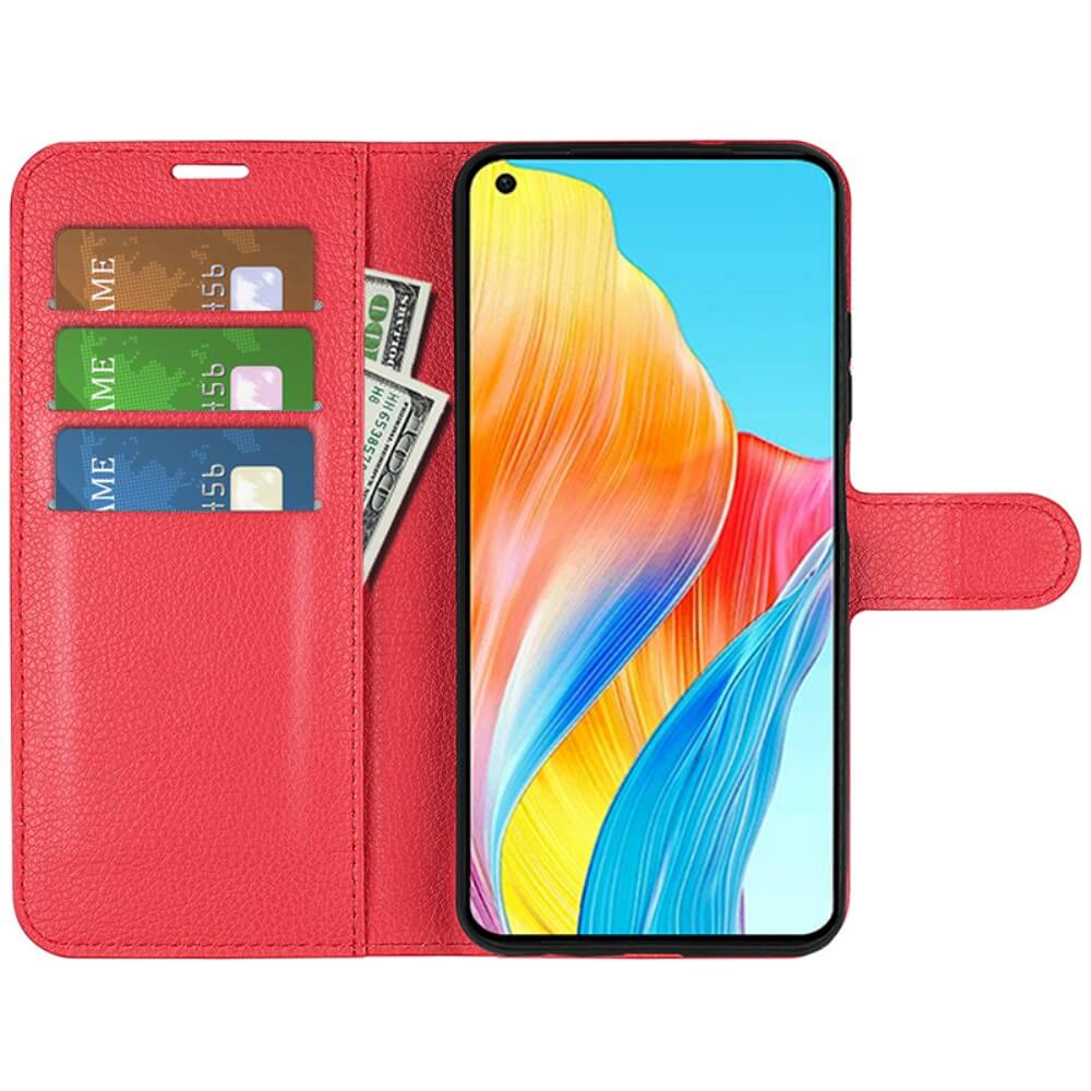 OPPO A78 4G - Leder Etui Hülle - Image 17