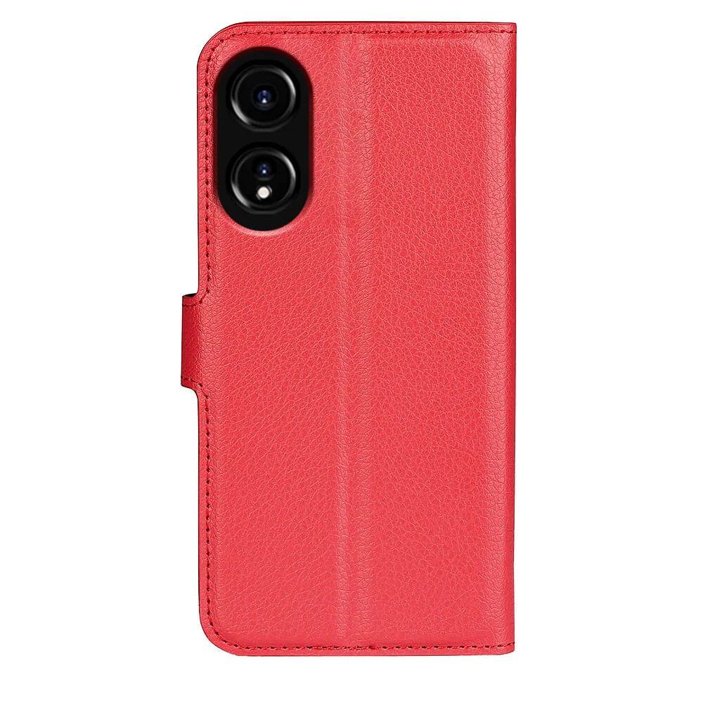 OPPO A78 4G - Leder Etui Hülle - Image 18