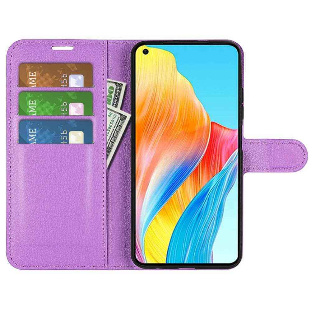 OPPO A78 4G - Leder Etui Hülle - Image 32