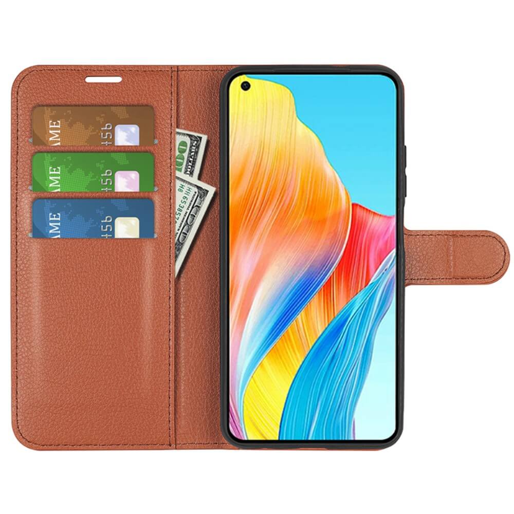 OPPO A78 4G - Leder Etui Hülle - Image 37