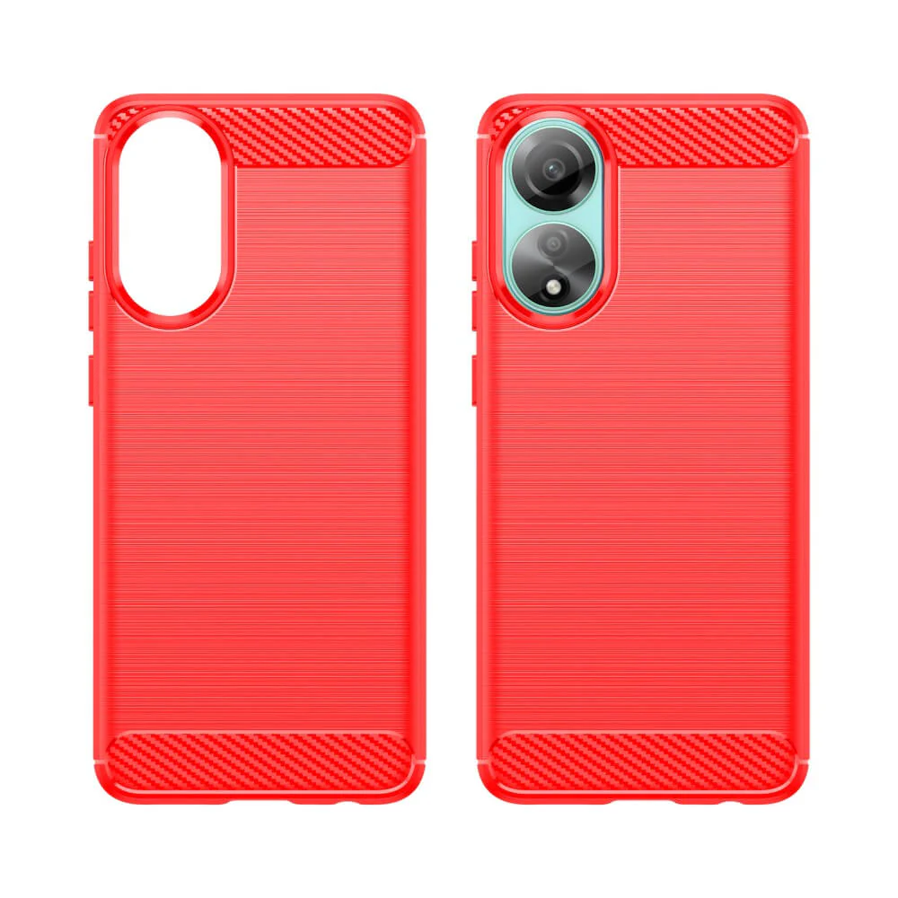 OPPO A78 4G - Metall Carbon Look Hülle - Image 10