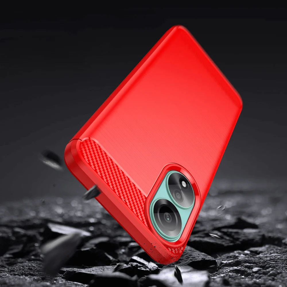 OPPO A78 4G - Metall Carbon Look Hülle - Image 14