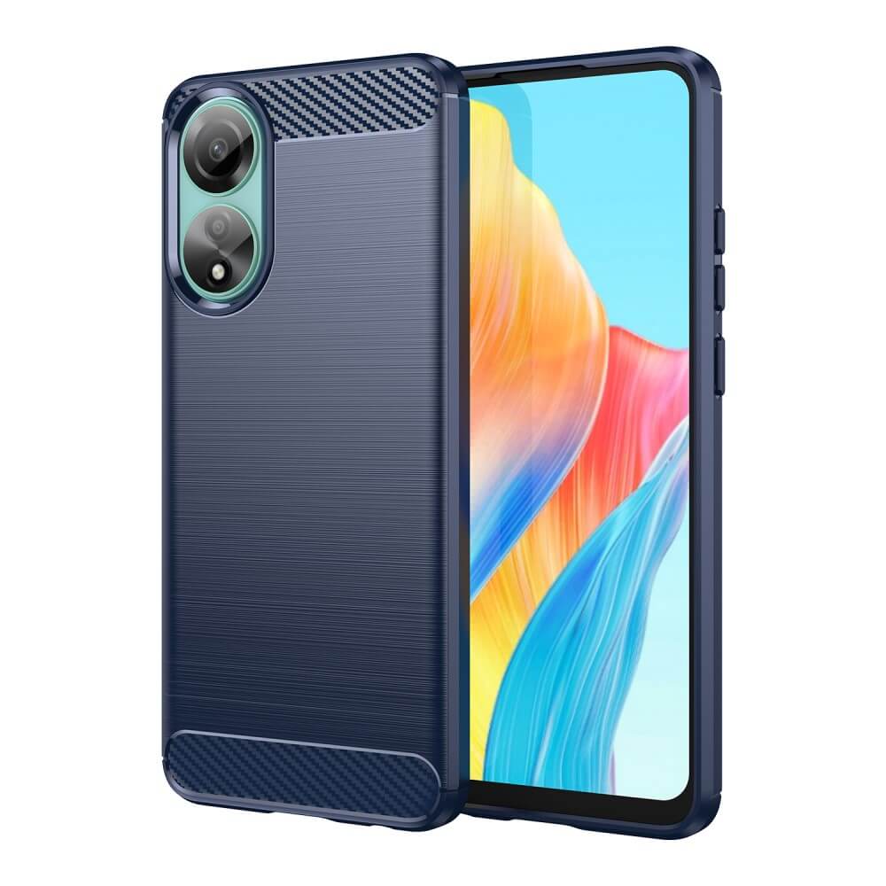 OPPO A78 4G - Metall Carbon Look Hülle - Image 15