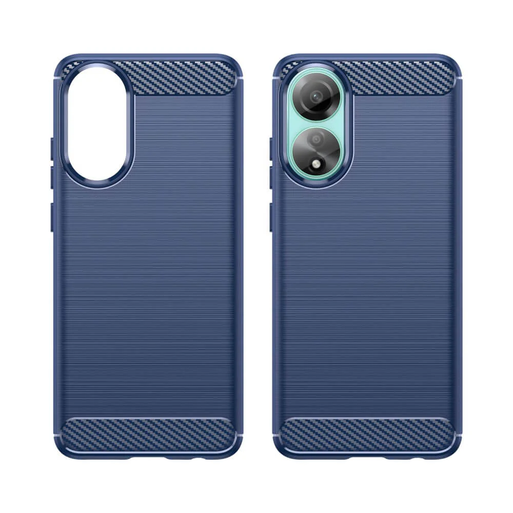 OPPO A78 4G - Metall Carbon Look Hülle - Image 17