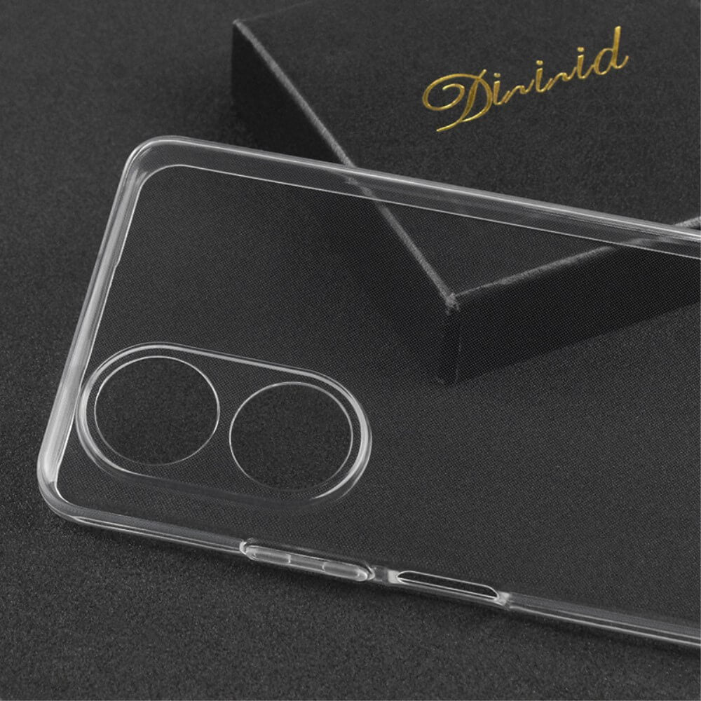 OPPO A78 4G - Silikon Gummi Case Transparent - Image 3