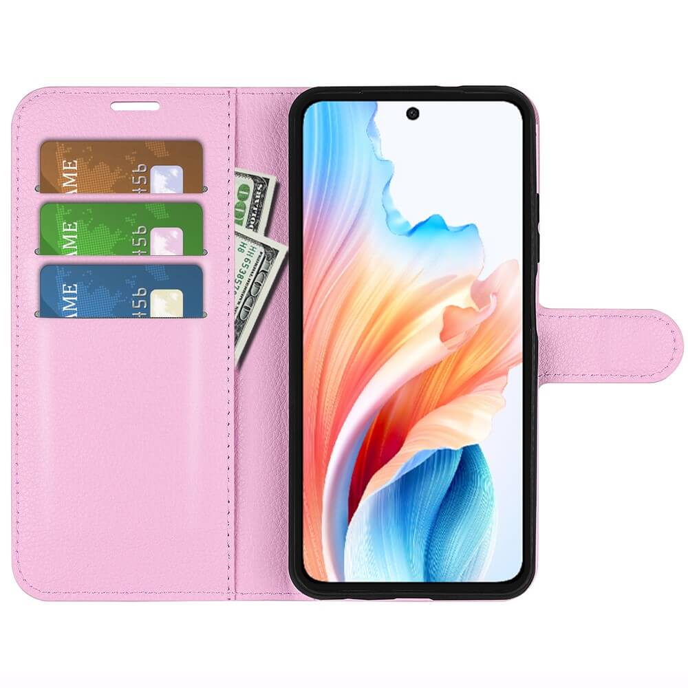 OPPO A79 5G - Leder Etui Hülle - Image 11