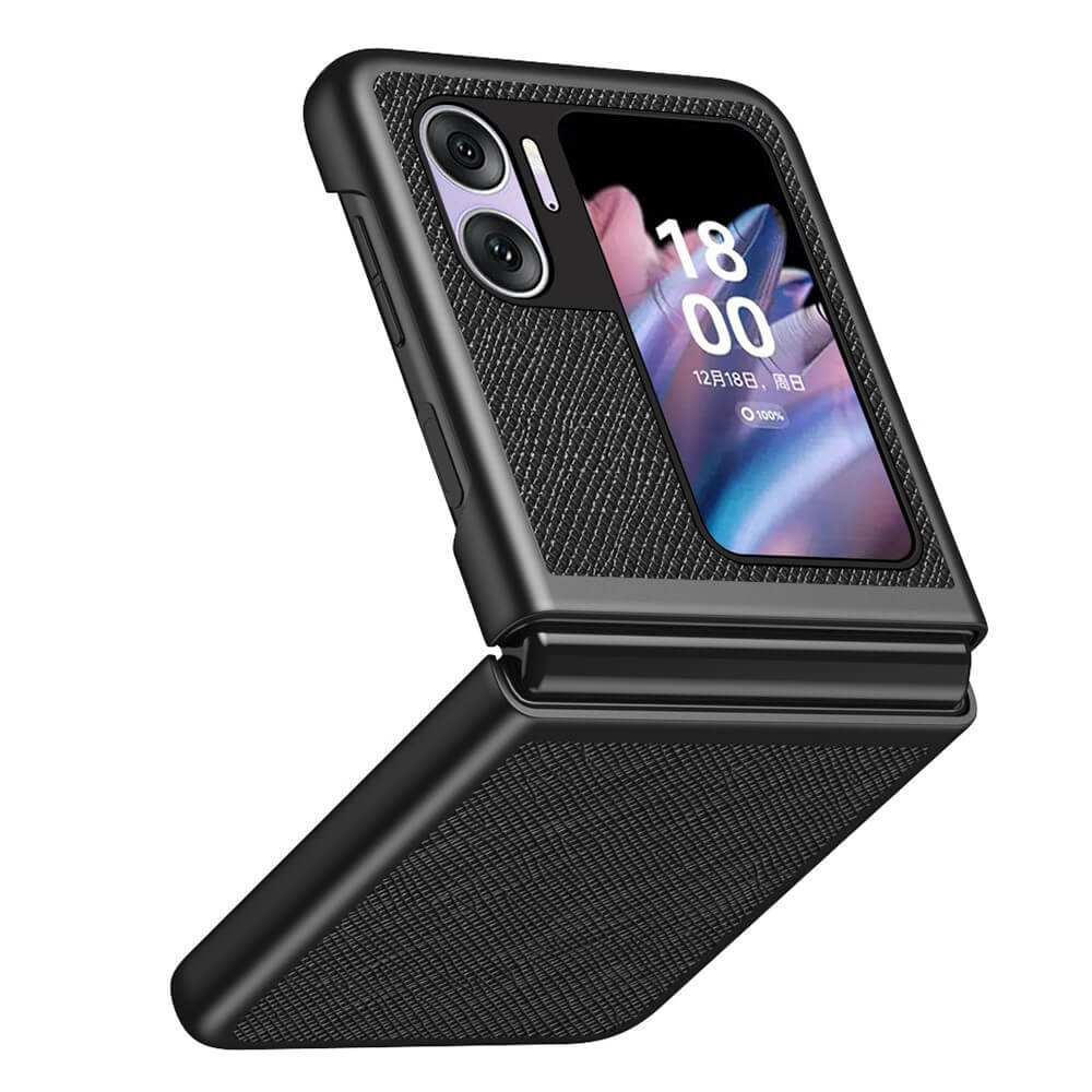 OPPO Find N2 Flip - Cross Textur Schutzcase - Image 3
