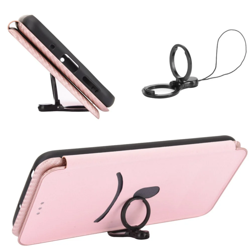 OPPO Find X3 Pro - Carbon Look Flip Case Hülle - Image 19