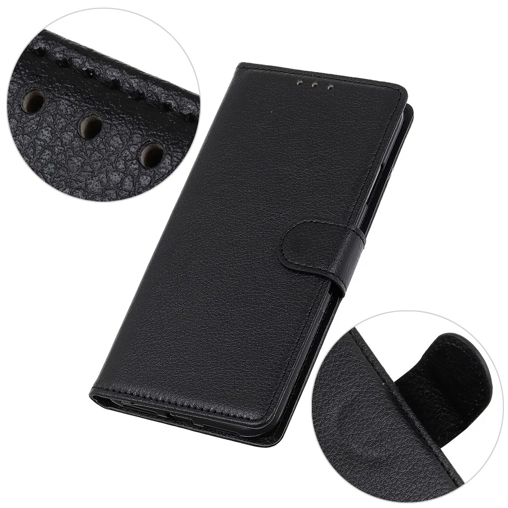 OPPO Find X3 Pro - Leder Etui Hülle Schwarz - Image 9