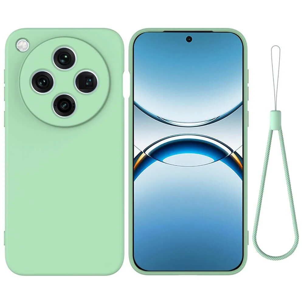 OPPO Find X8 Pro - Silikon Gummi Hülle mit Riemen - Image 10