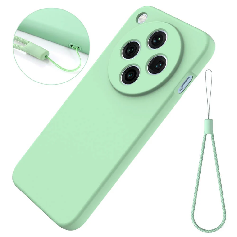 OPPO Find X8 Pro - Silikon Gummi Hülle mit Riemen - Image 11