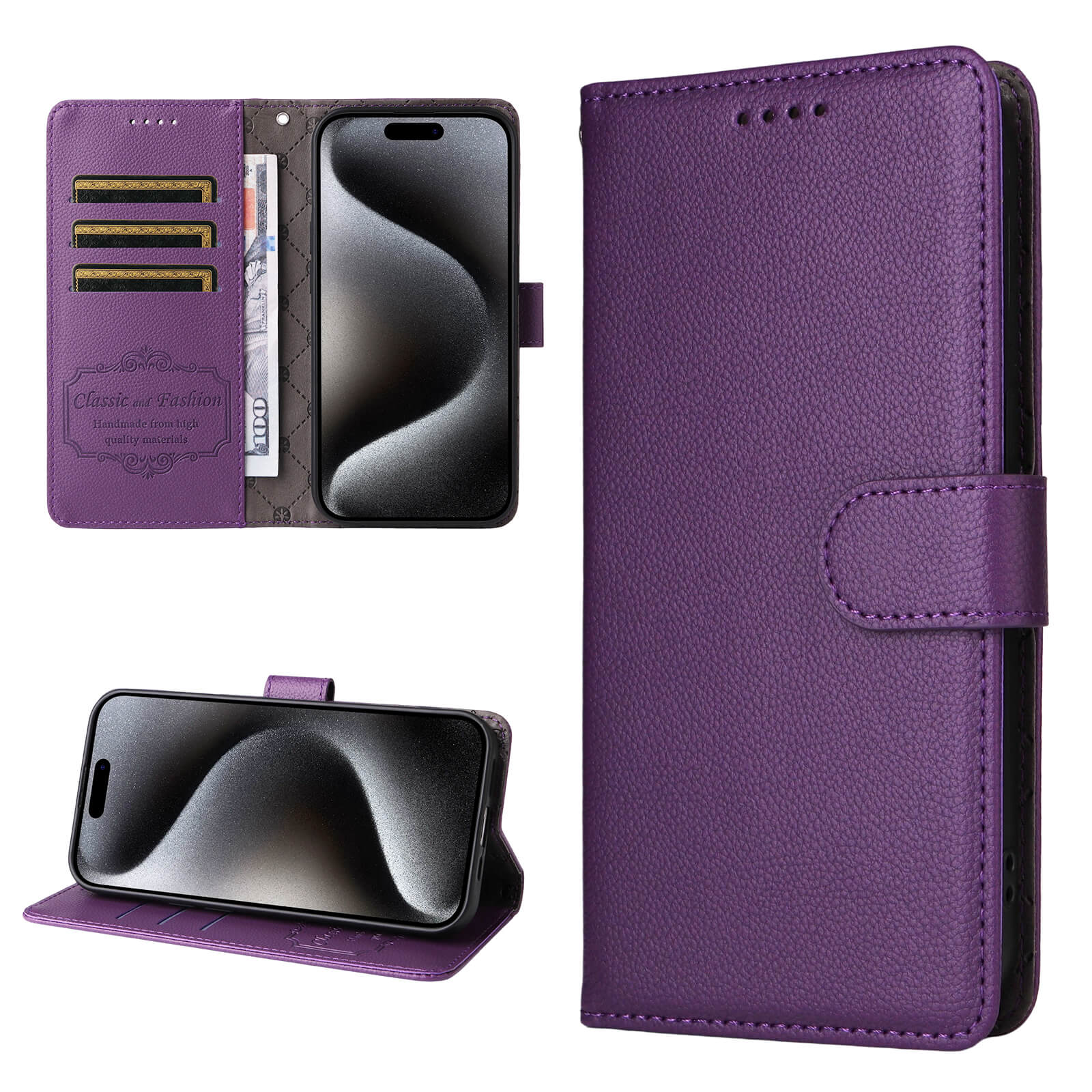 OPPO Find X9 - Lederoptik-Hülle mit strukturierter Oberfläche - Image 16