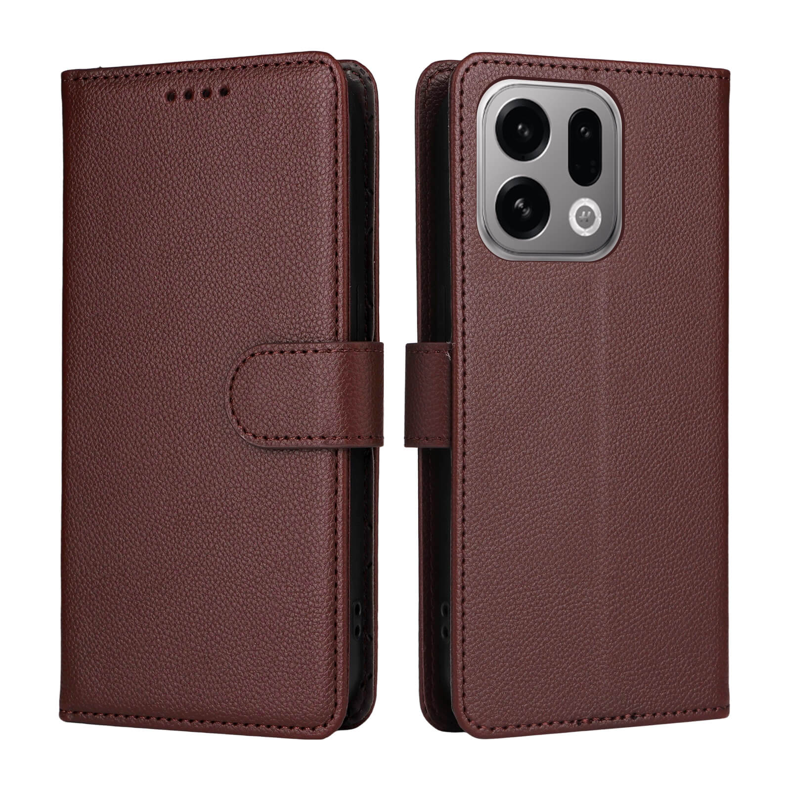 OPPO Find X9 - Lederoptik-Hülle mit strukturierter Oberfläche - Image 9