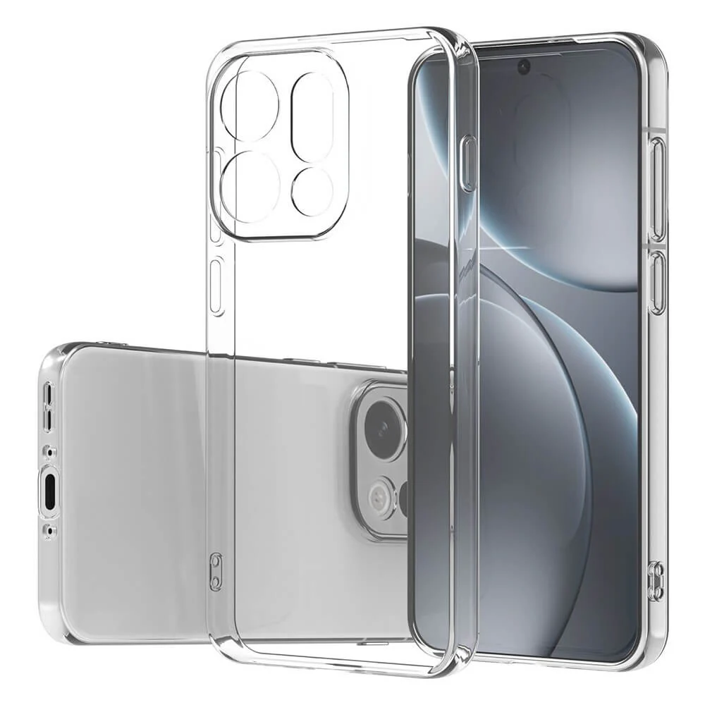 OPPO Find X9 Pro - Silikon Gummi Case transparent