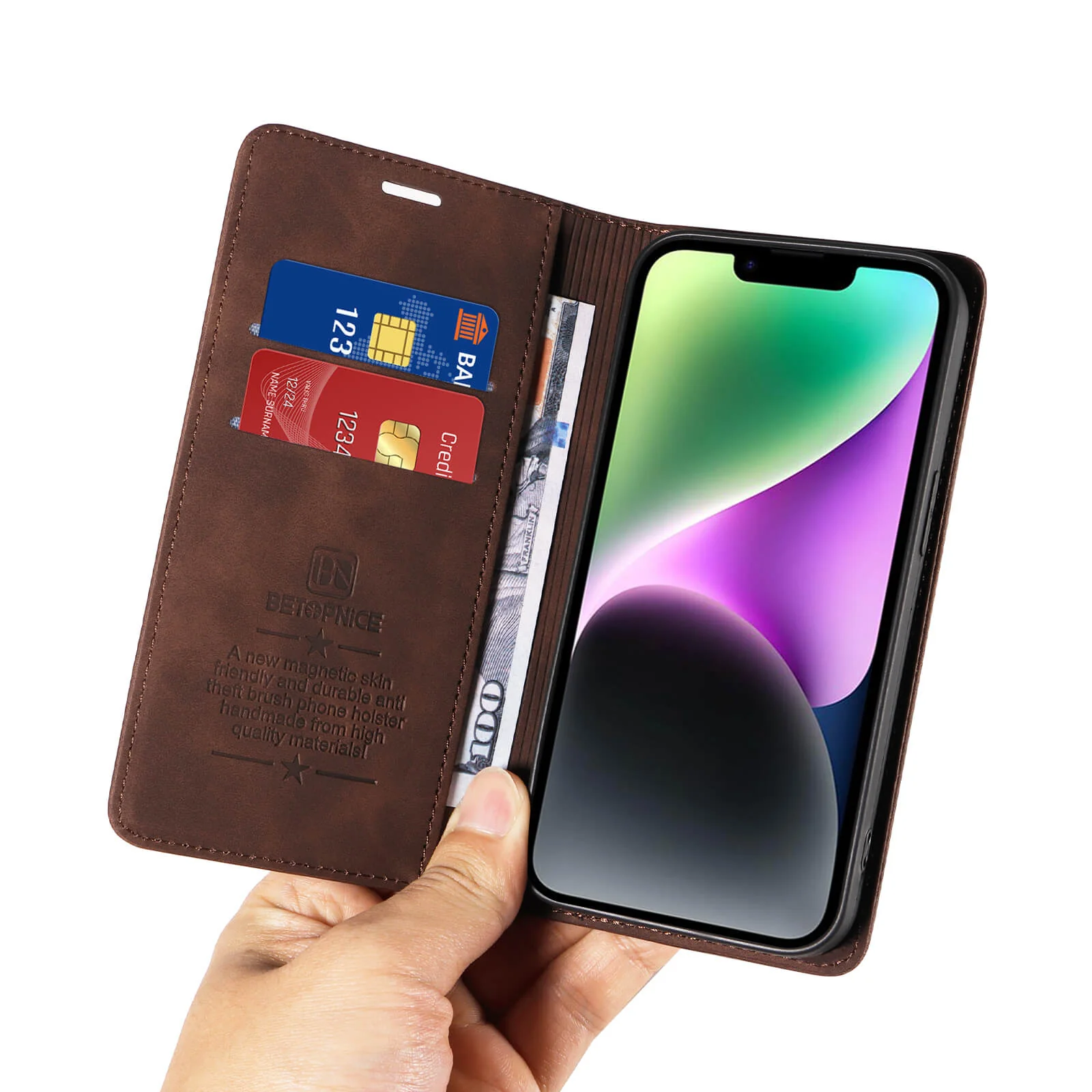 OPPO Find X9 Pro - Vintage Flip Case - Image 13