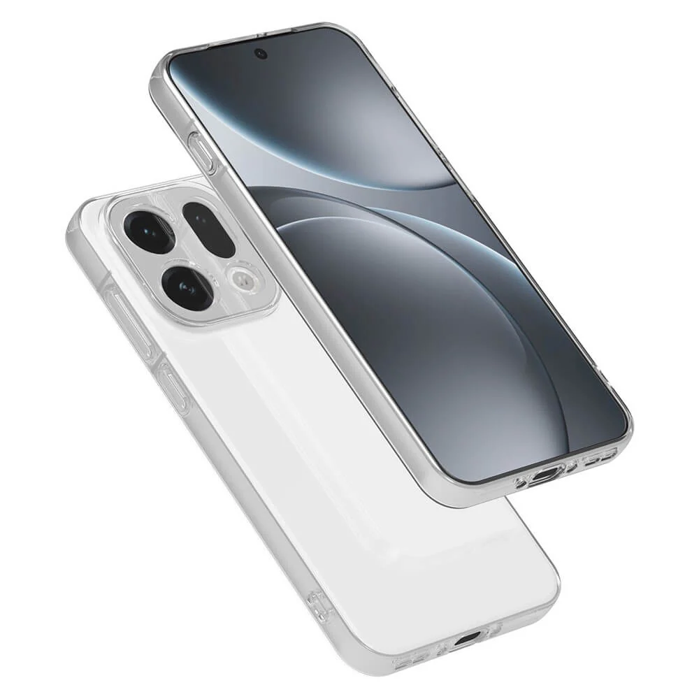 OPPO Find X9 - Silikon Gummi Case transparent - Image 4