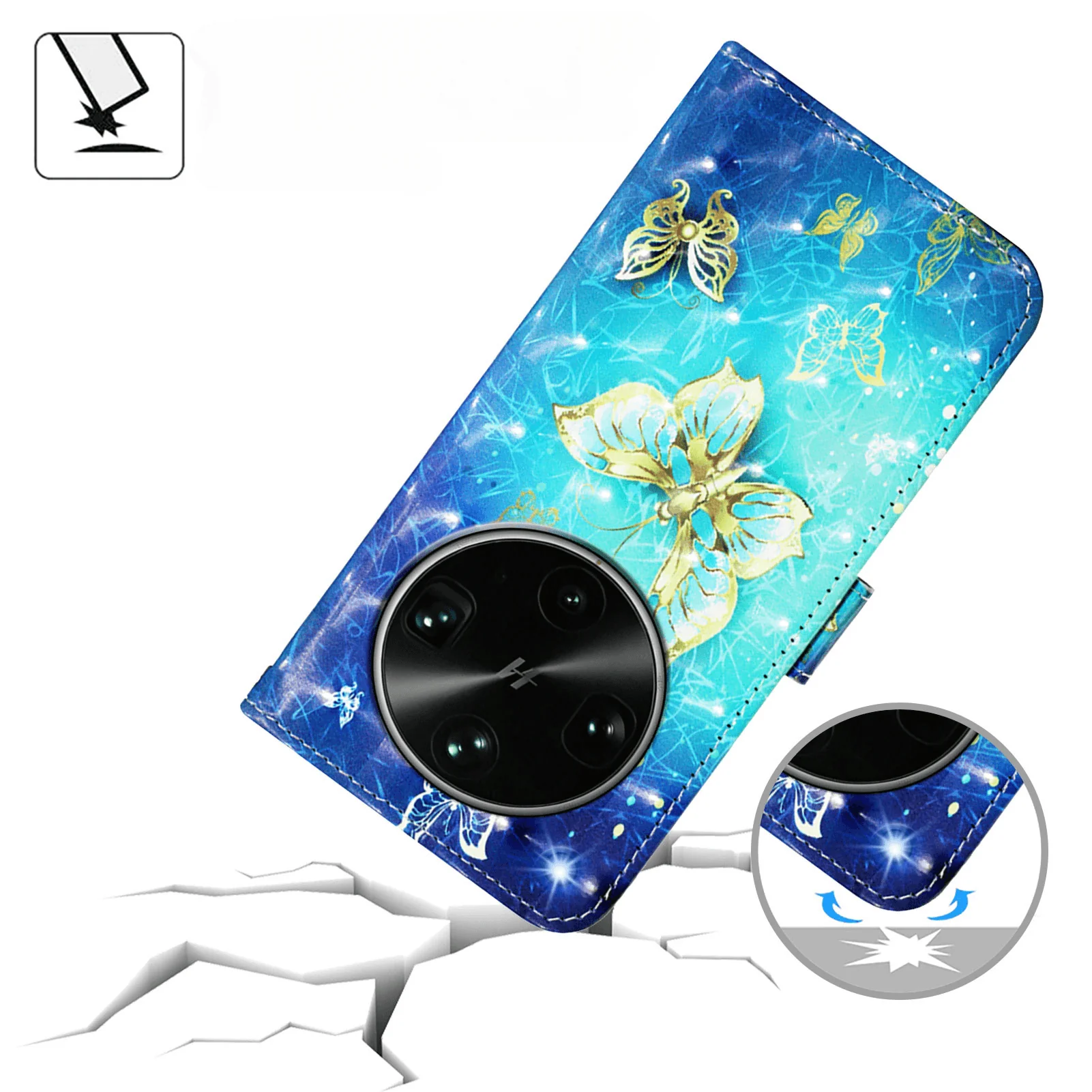 OPPO Find X9 Ultra- Etui Glitzer Effekt - Image 2