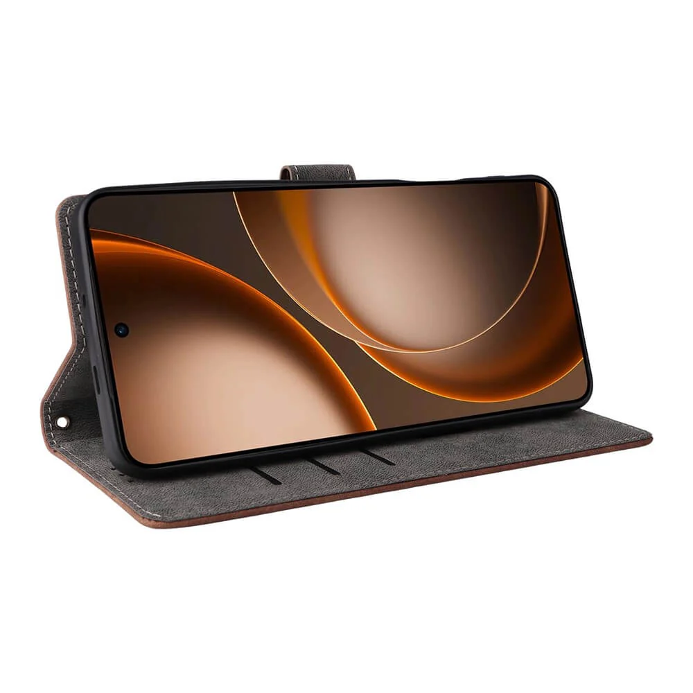 OPPO Find X9 Ultra - Ledertasche mit RFID Blocker - Image 24