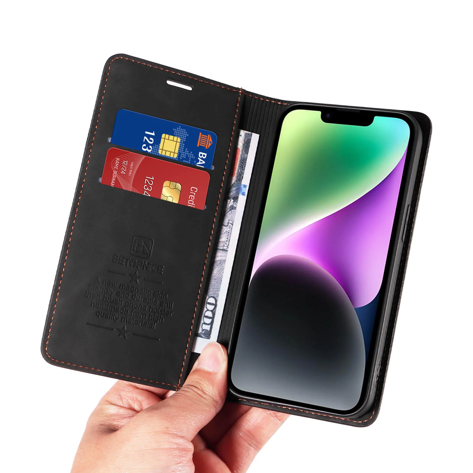 OPPO Find X9 - Vintage Flip Case - Image 17