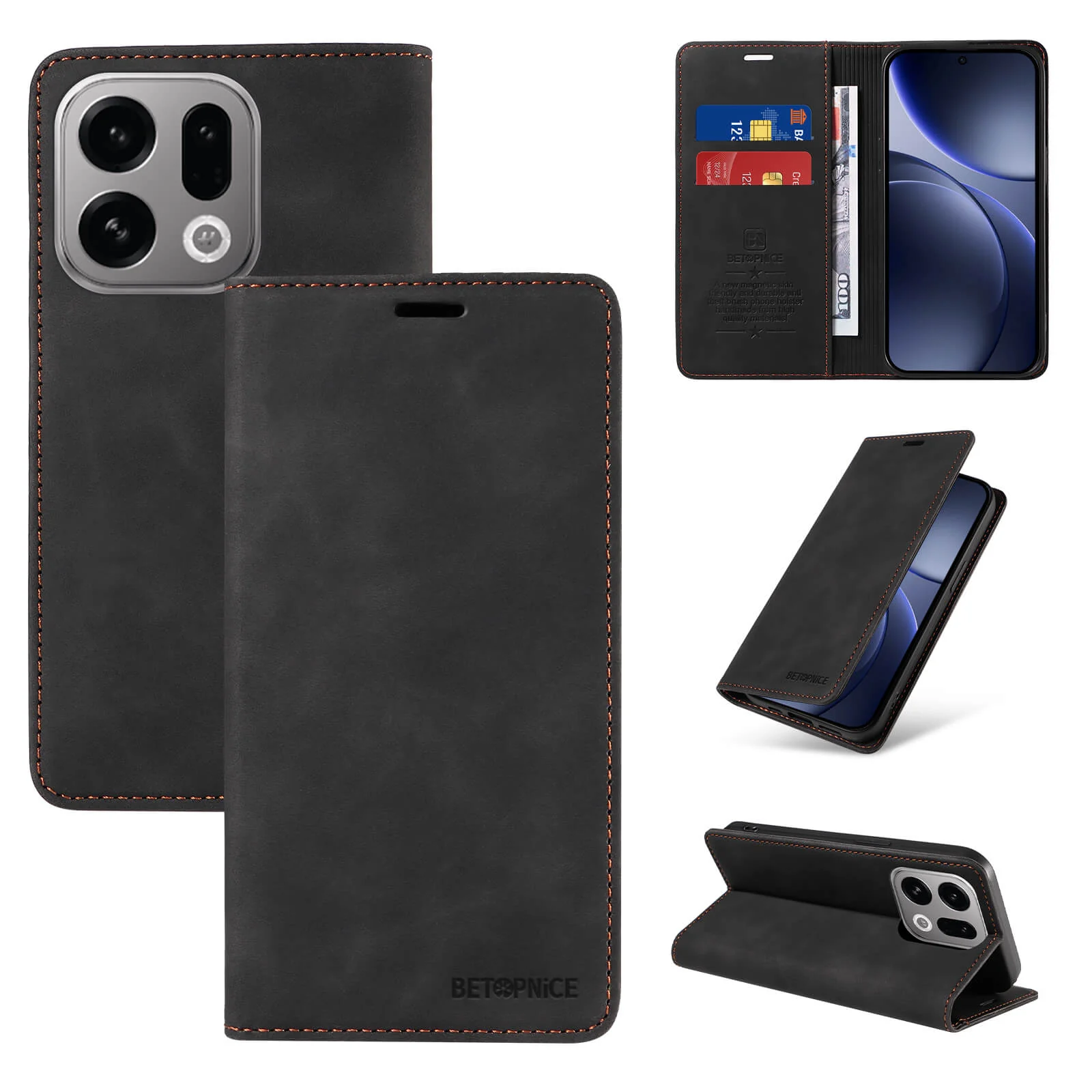 OPPO Find X9 - Vintage Flip Case - Image 20