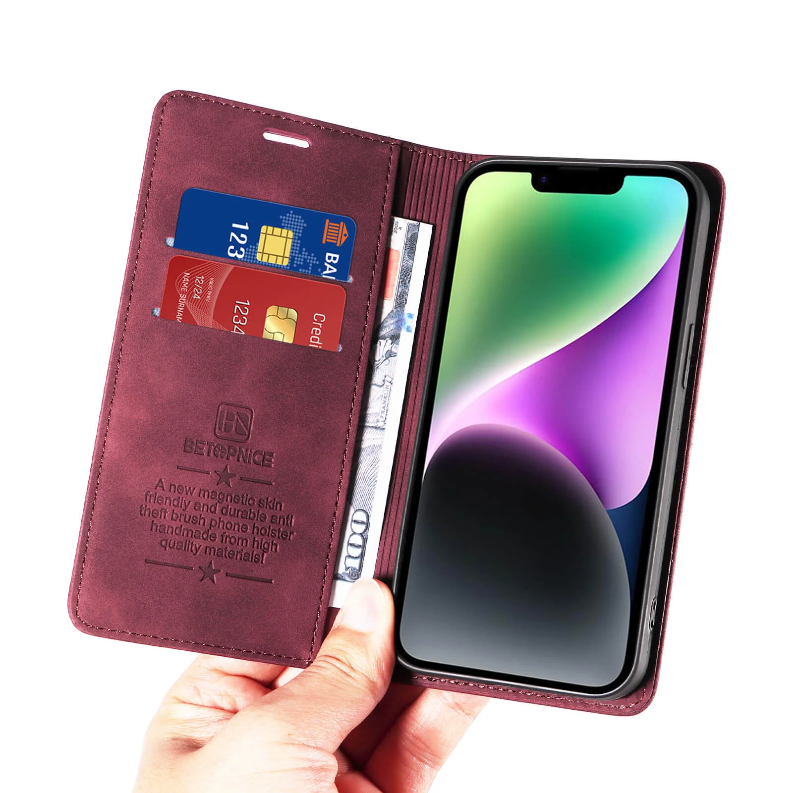 OPPO Find X9 - Vintage Flip Case - Image 24