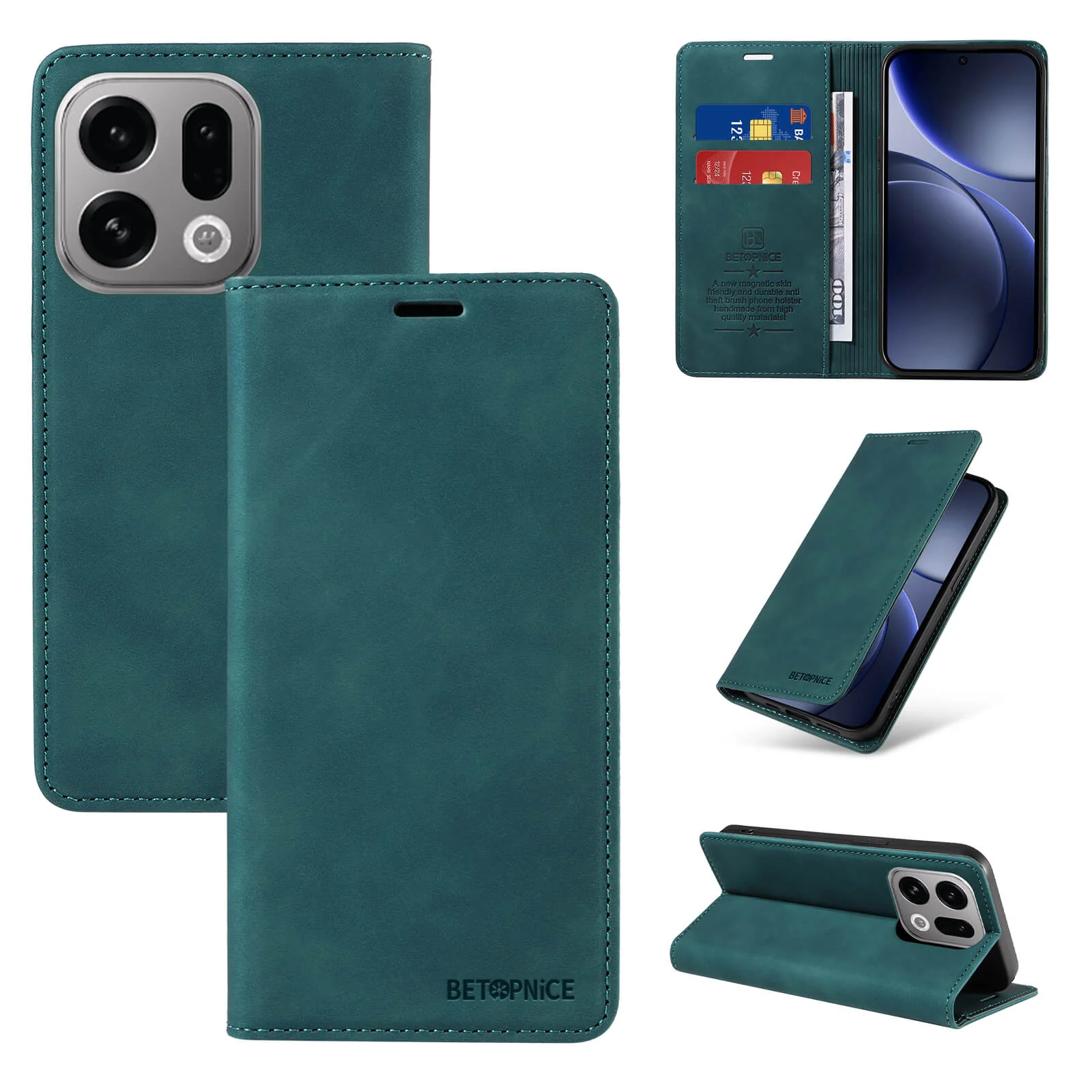 OPPO Find X9 - Vintage Flip Case - Image 34