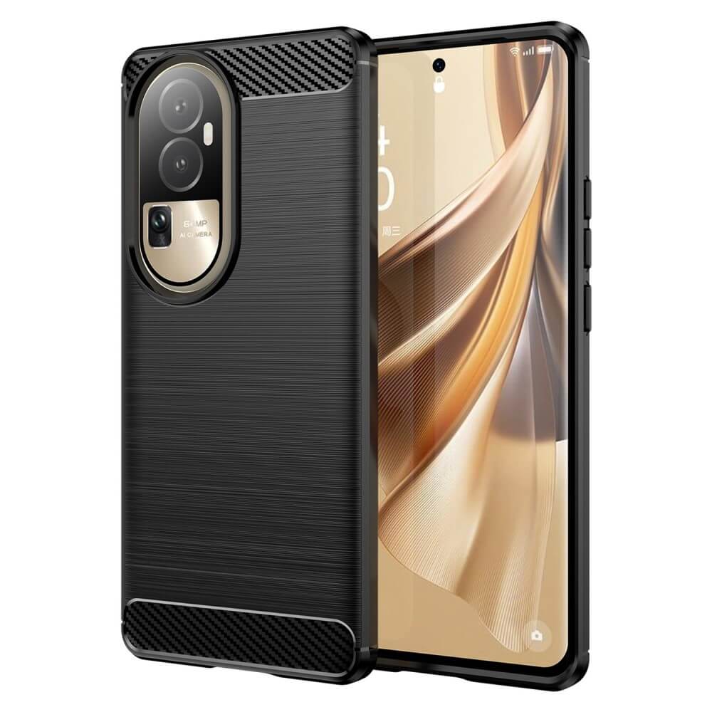 OPPO Reno 10 / 10 Pro - Metall Carbon Look Hülle - Image 12