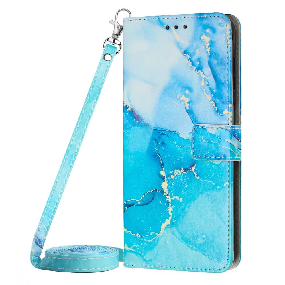 OPPO Reno10 / 10 Pro - Etui HĂŒlle Mit UmhĂ€ngeband Marble