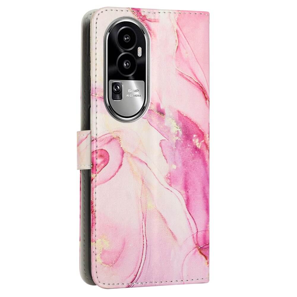 OPPO Reno10 / 10 Pro - Etui HĂŒlle Mit UmhĂ€ngeband Marble - Image 11
