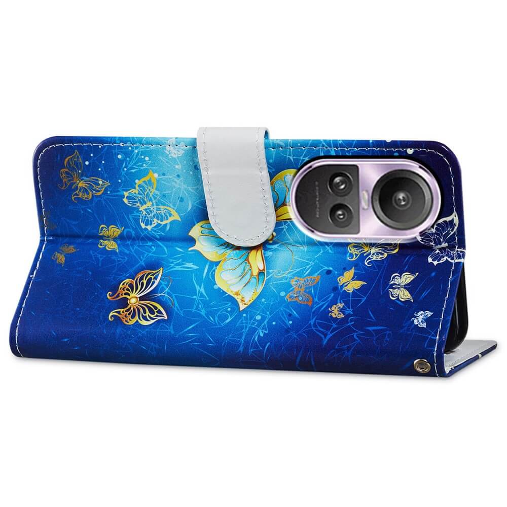 OPPO Reno10 / 10 Pro - Etui HĂŒlle Mit UmhĂ€ngeband Marble - Image 19