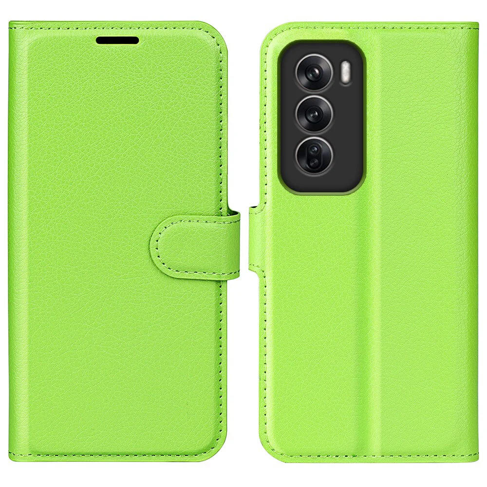 OPPO Reno12 5G - Leder Etui Hülle - Image 14