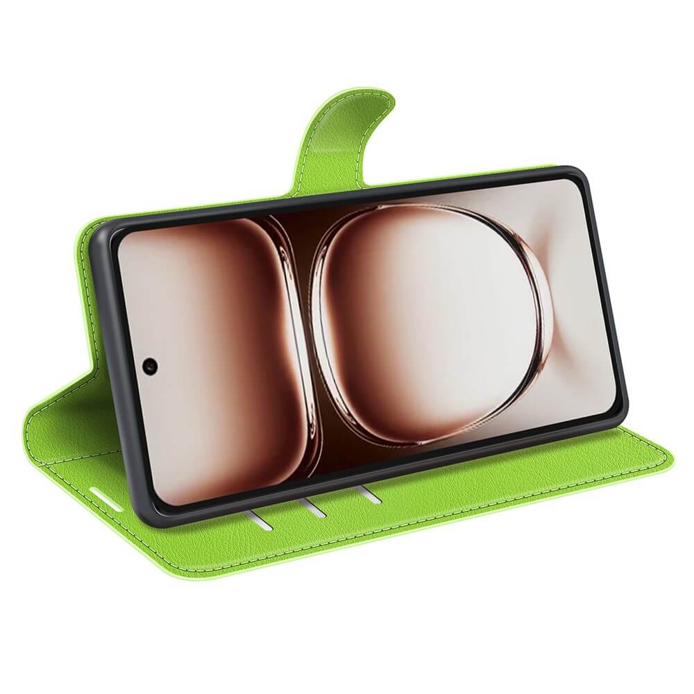 OPPO Reno12 5G - Leder Etui Hülle - Image 16