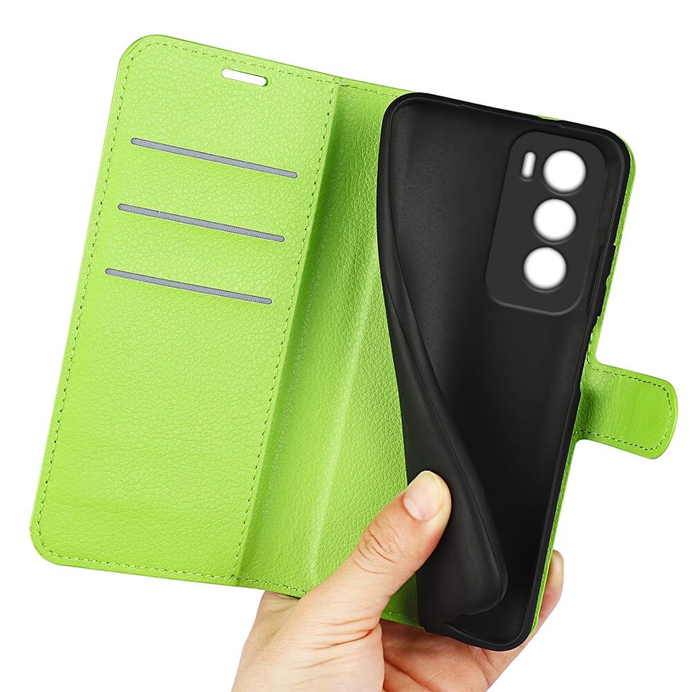 OPPO Reno12 5G - Leder Etui Hülle - Image 17