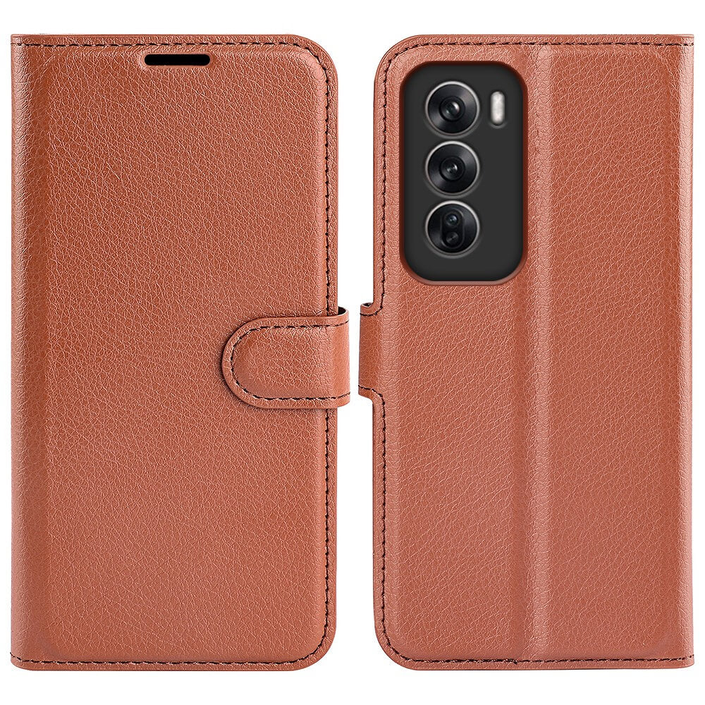 OPPO Reno12 5G - Leder Etui Hülle - Image 38