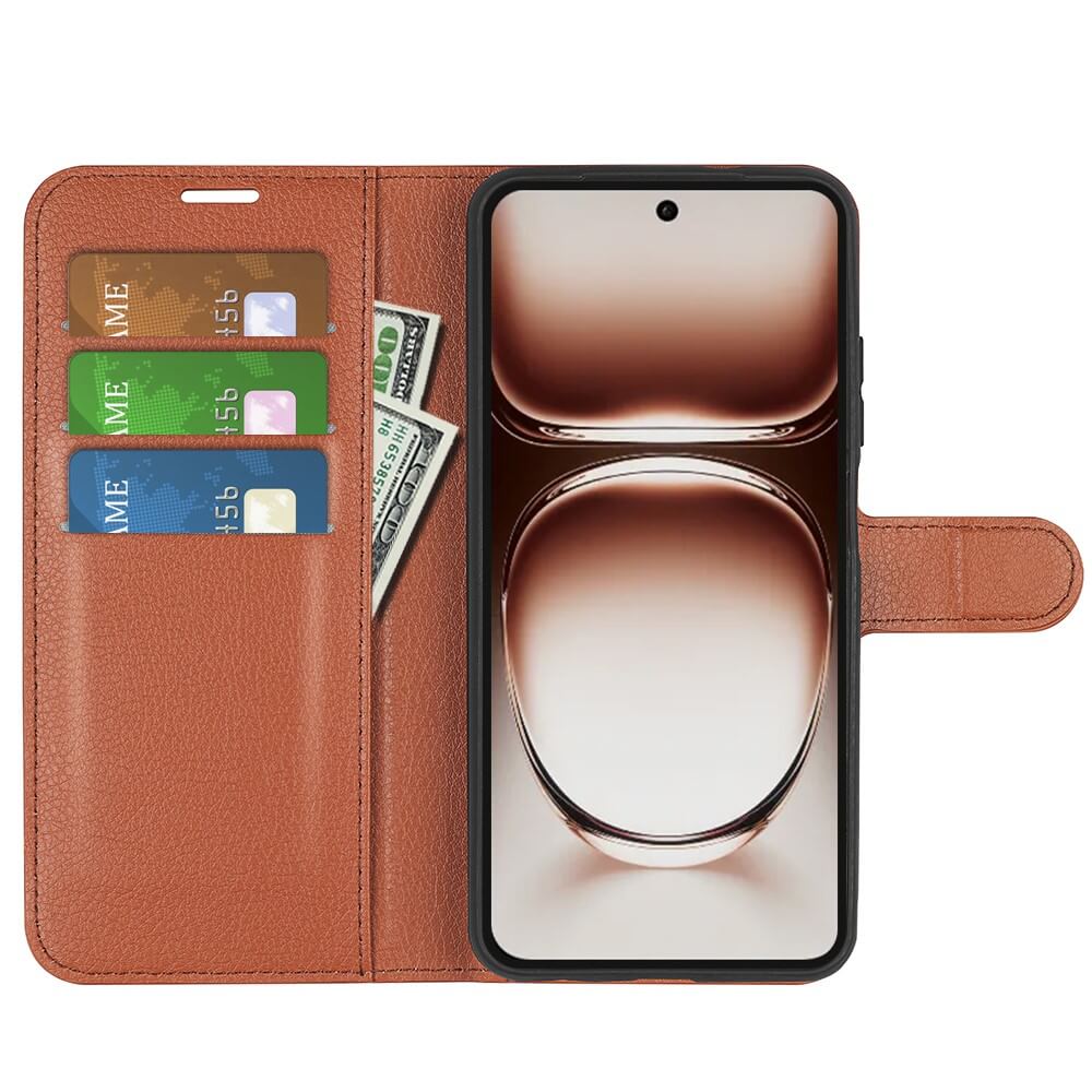 OPPO Reno12 5G - Leder Etui Hülle - Image 39