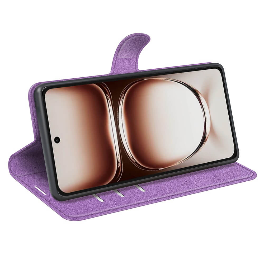 OPPO Reno12 5G - Leder Etui Hülle - Image 46