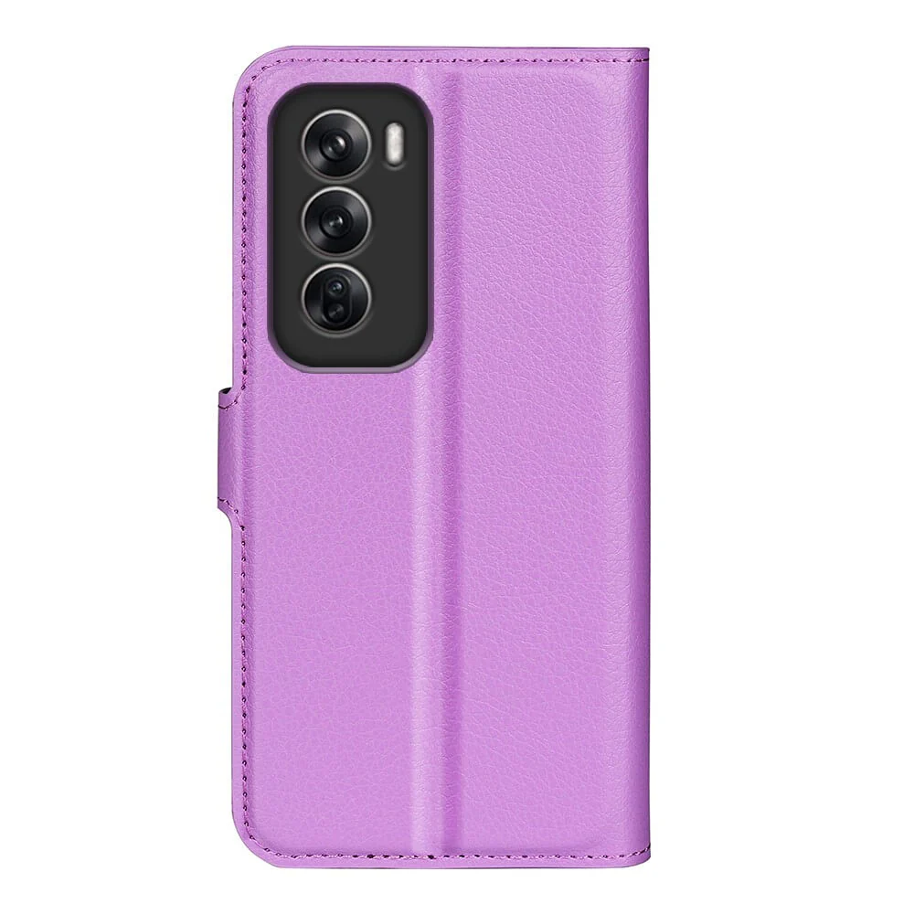 OPPO Reno12 5G - Leder Etui Hülle - Image 49