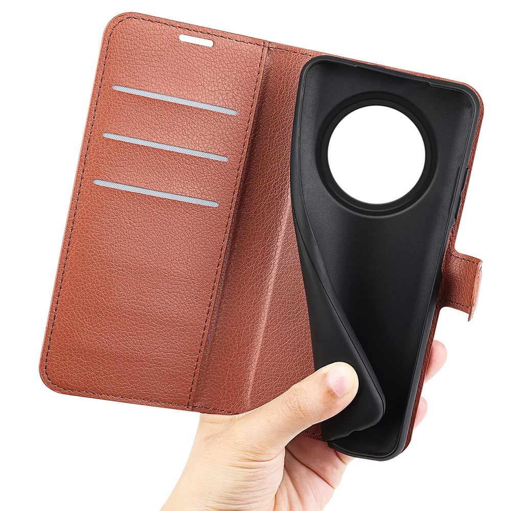 OPPO Reno12 F 5G - Leder Etui Hülle - Image 10