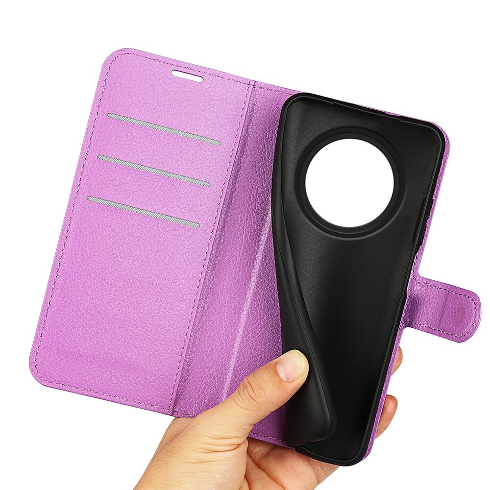 OPPO Reno12 F 5G - Leder Etui Hülle - Image 4