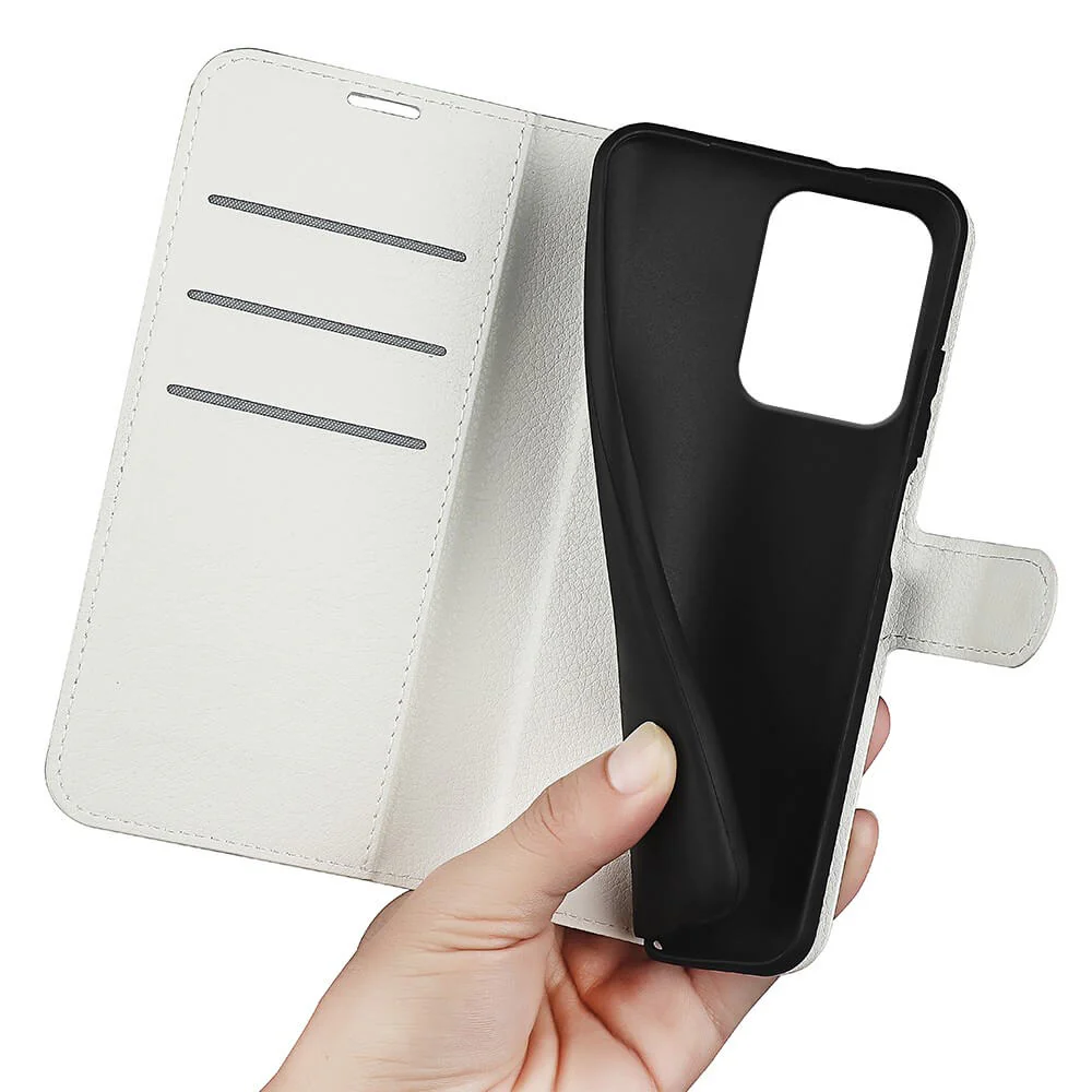 OPPO Reno13 F - Leder Etui Hülle - Image 12