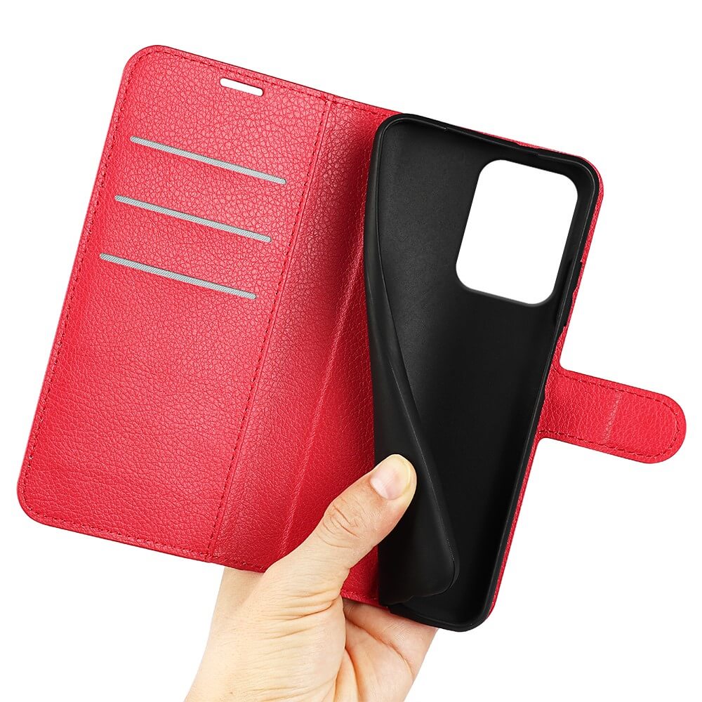 OPPO Reno13 F - Leder Etui Hülle - Image 24