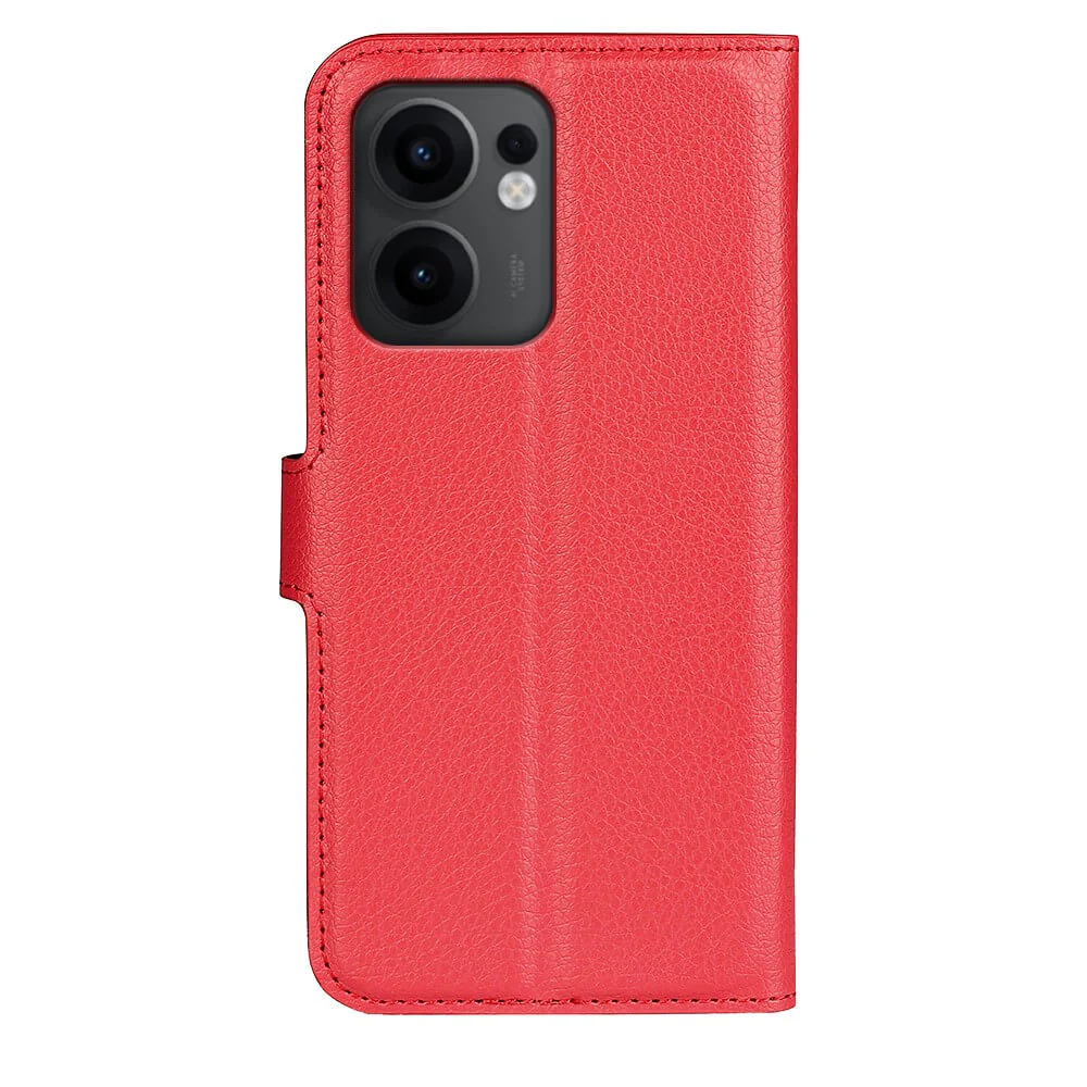 OPPO Reno13 F - Leder Etui Hülle - Image 26