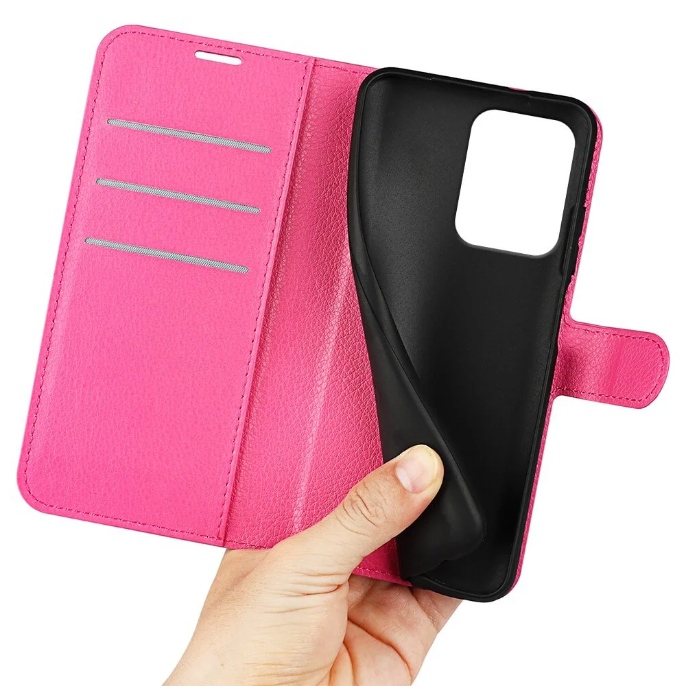 OPPO Reno13 F - Leder Etui Hülle - Image 42