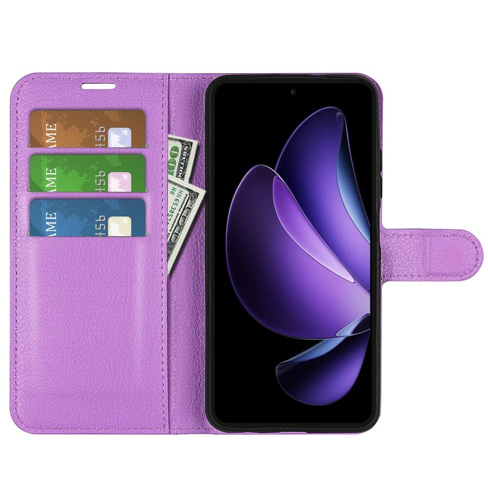 OPPO Reno13 F - Leder Etui Hülle - Image 46